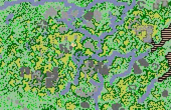 Image containing map of Green Claw Swamp